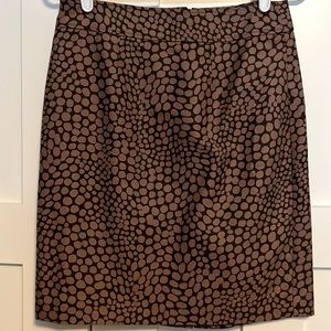 LOFT pencil skirt in pebble/animal print. Purplish and grey. Flawless